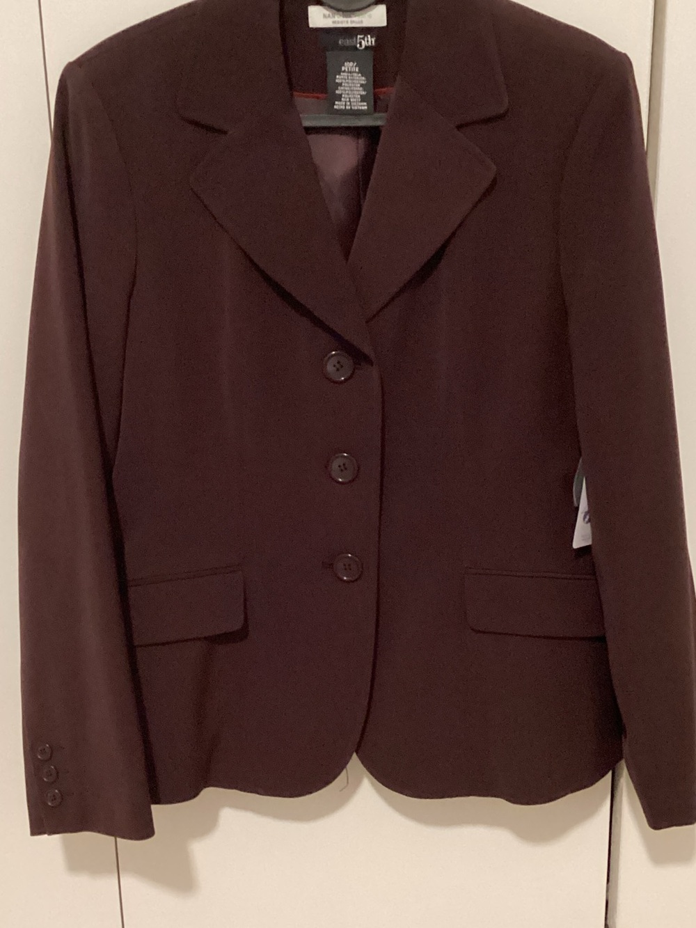East 5th Women's Plum Blazer Jacket